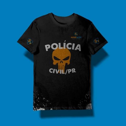 Camiseta Superação Polícia Civil do Paraná